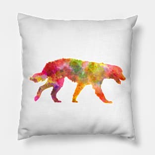 Maremma Abruzzes Sheepdog in watercolor Pillow