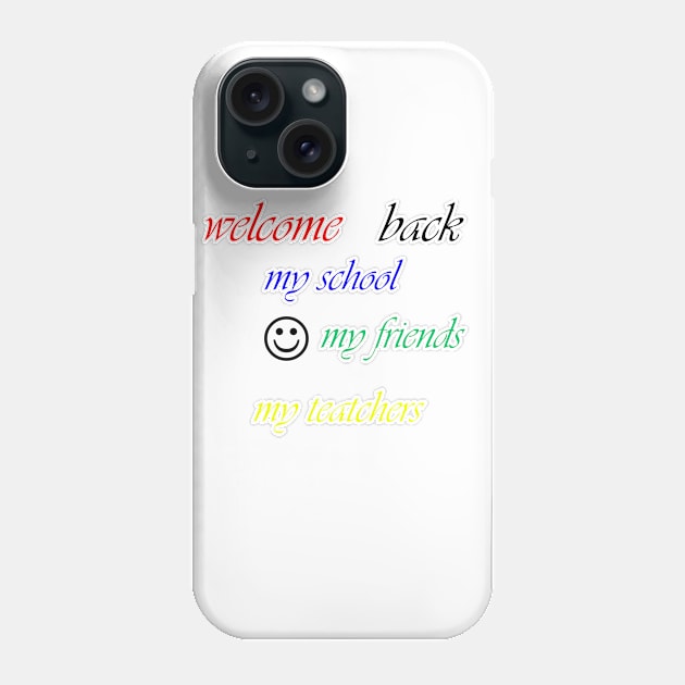 welcome back Phone Case by sarahnash