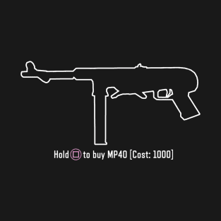 Zombies - MP40 Wall Gun T-Shirt