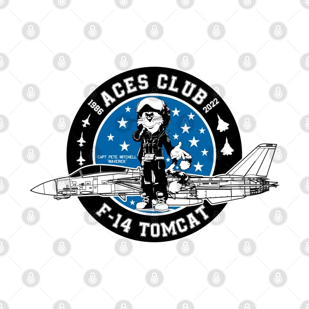 Grumman F-14 Tomcat = Aces Club 1986/2022 - 5 kill - Black by TomcatGypsy