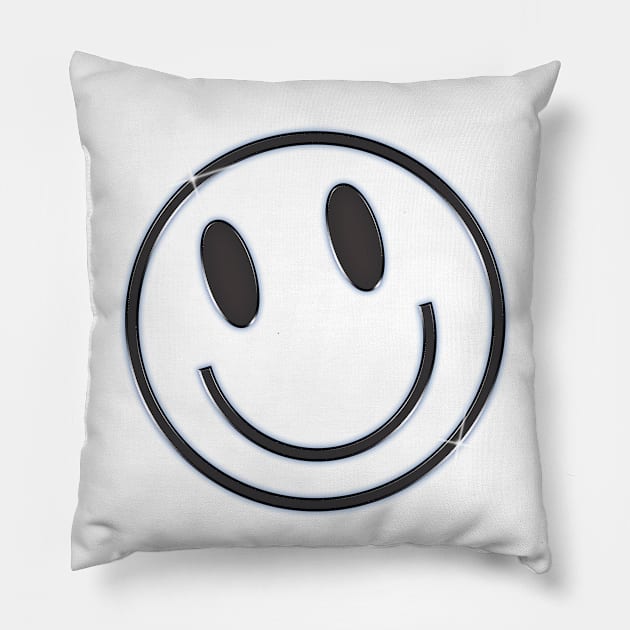 Smiley face Pillow by design-universe