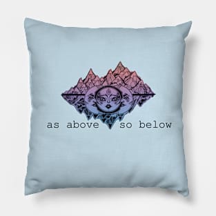 As Above So Below Pillow