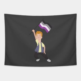 Jimmy Jr. x Asexual Flag Tapestry