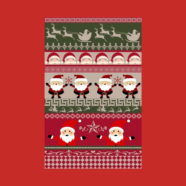 Santa Claus Ugly Sweater by KolJoseph