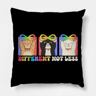 Different Not Less Pillow