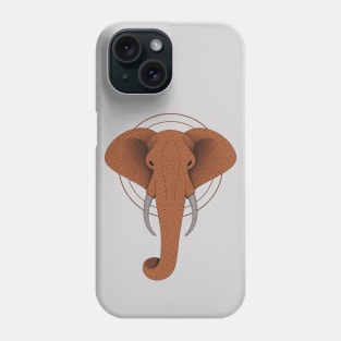 Orange Elephant Phone Case