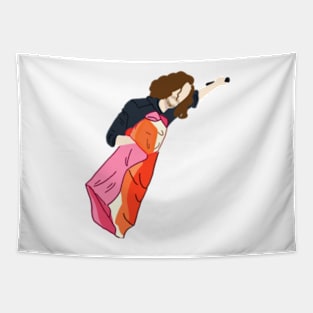 hozier with the lesbian flag Tapestry