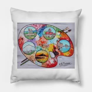 Colori di Sicilia Pillow