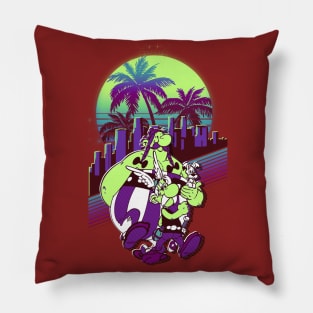 LES AVENTURES RETRO SUNSET Pillow