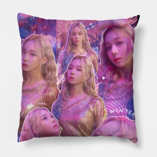 Aespa Winter Collage Pillow