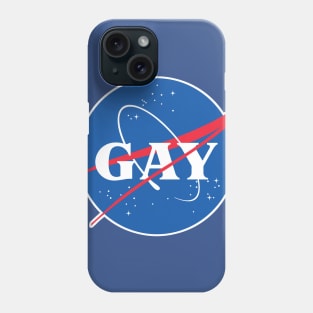 Nasa / Gay Logo Tribute/Parody Design Phone Case