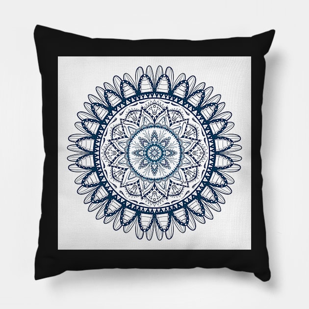 Flowers and Flies Pillow by thatmacko