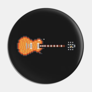 Pixel Fiery Standard Guitar Pin