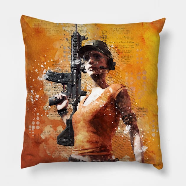 Pubg Pillow by Durro