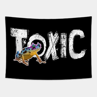 Toxic Frog (White) Tapestry