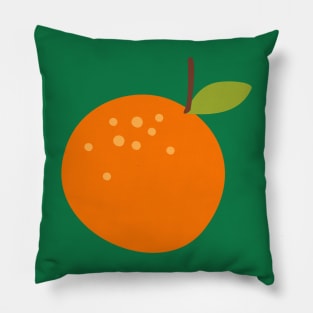 Orange Summer Time Pillow