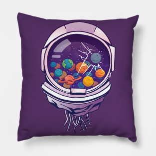 Astronaut Helmet Gumball Machine Pillow