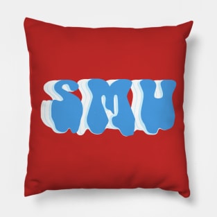 SMU Blue Melt Pillow