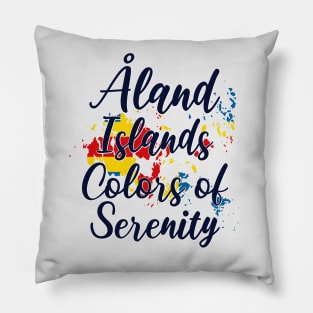 Åland Islands Colors Of Serenity Pillow