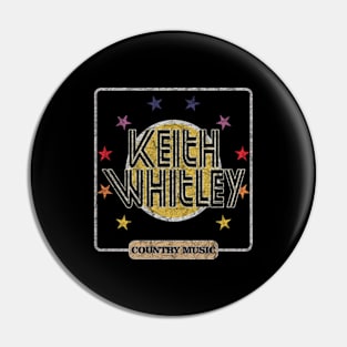 Keith Whitley 80s, designs Pin