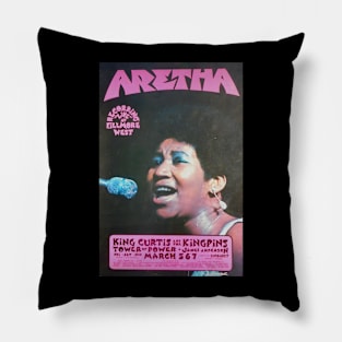 Aretha At Fillmore East Pillow