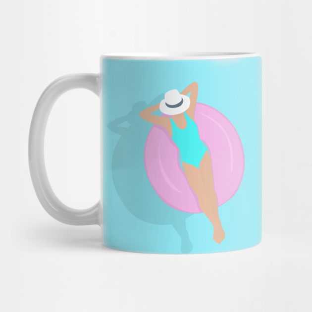 Lady In The Pool - Summer Mug