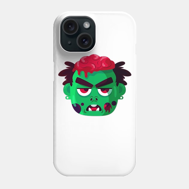 Scary Zombie Phone Case by Mako Design 