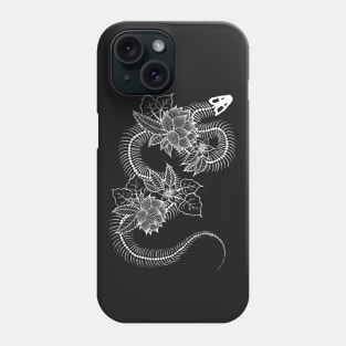 Snake skeleton Phone Case