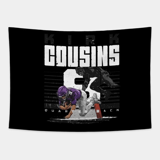 Kirk Cousins Minnesota Dive TD Tapestry by Chunta_Design