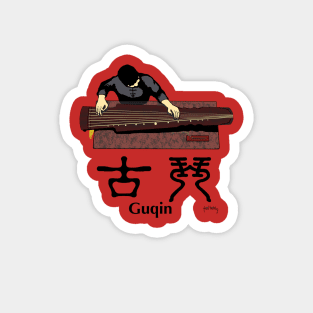 Guqin (Ancient Chinese musical instrument) series 2 Magnet