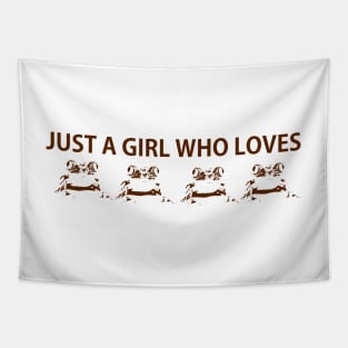 Just a girl who loves frogs Tapestry