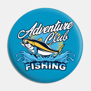 ADVENTURE FISHING CLUB Pin