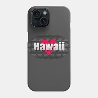 Hawaii Heart Phone Case