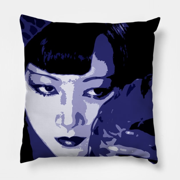 DAUGHTER OF THE DRAGON BLU Pillow by JerryGranamanPhotos71