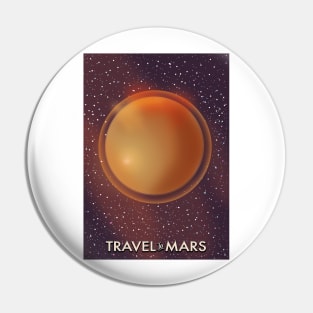 Travel to Mars Pin