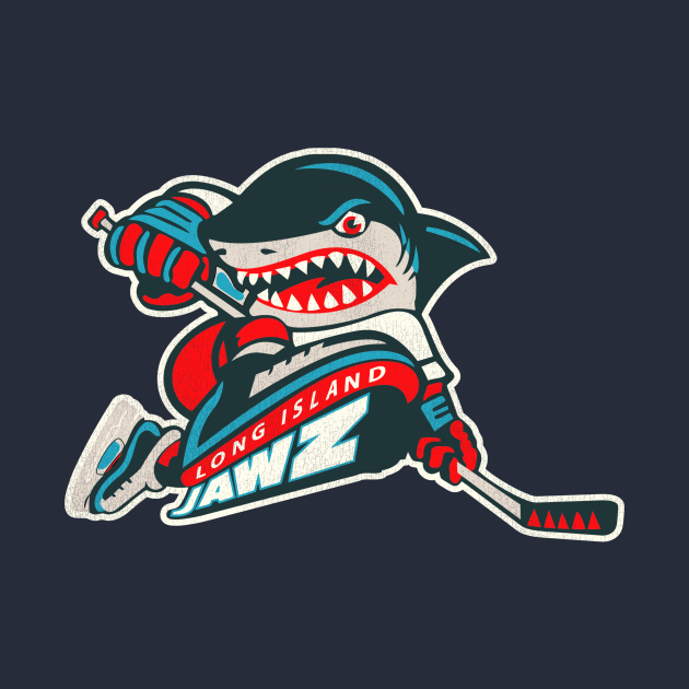 Defunct Long Island Jawz Roller Hockey Hockey TShirt TeePublic