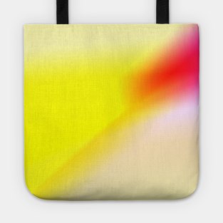 pink yellow cream abstract texture Tote