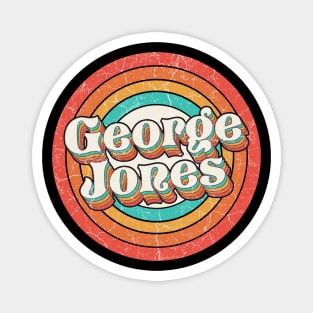 George Proud Name - Vintage Grunge Style Magnet