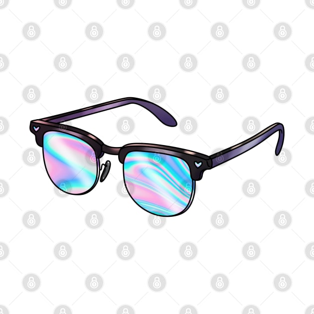 Sunglasses with holographic lenses by 2dsandy