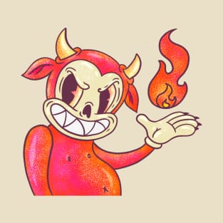 Devil with flame T-Shirt