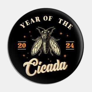 Year of the cicada Pin