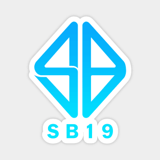 SB19 PPOP GROUP LOGO BLUE Magnet