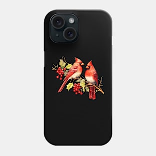 Northern Red Cardinals Phone Case