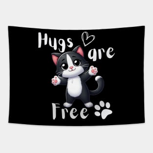 Hugs are free Tapestry