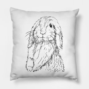 Rabbit #1 Pillow