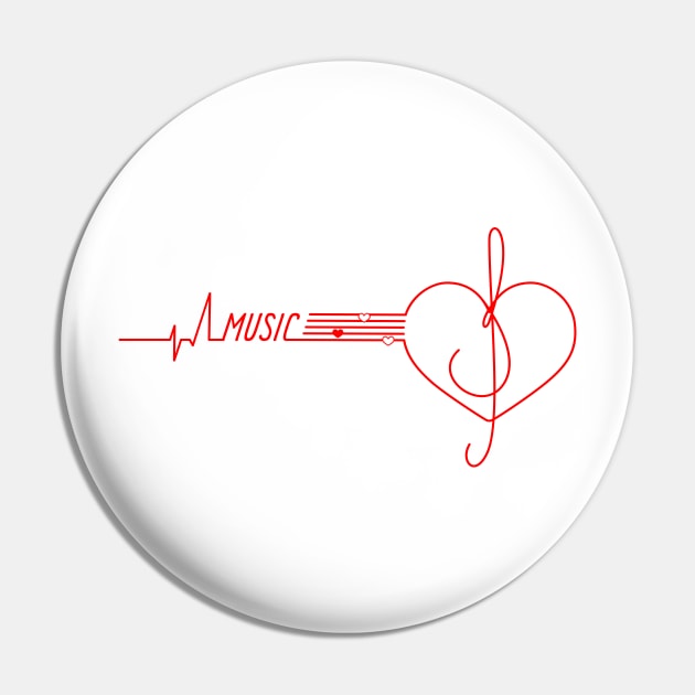 love music Pin by diomi