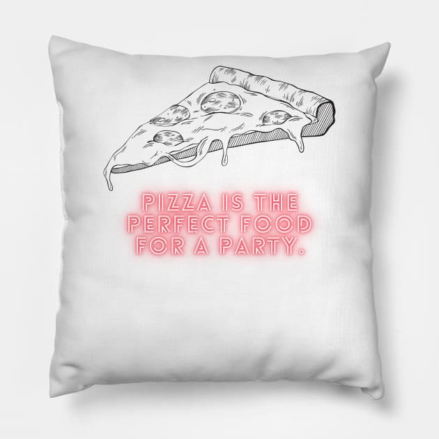 Pizza Love: Inspiring Quotes and Images to Indulge Your Passion 12 Pillow by Painthat