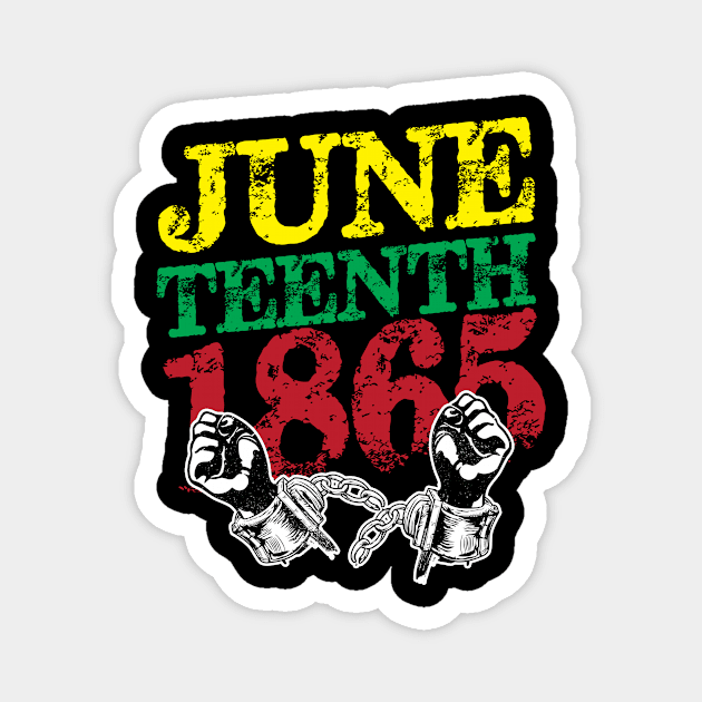 Juneteenth 1865 Magnet by thingsandthings