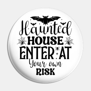 Haunted house Pin