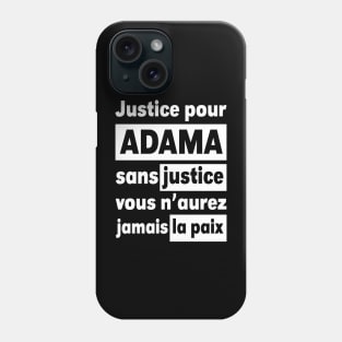 Justice Pour ADAMA Phone Case